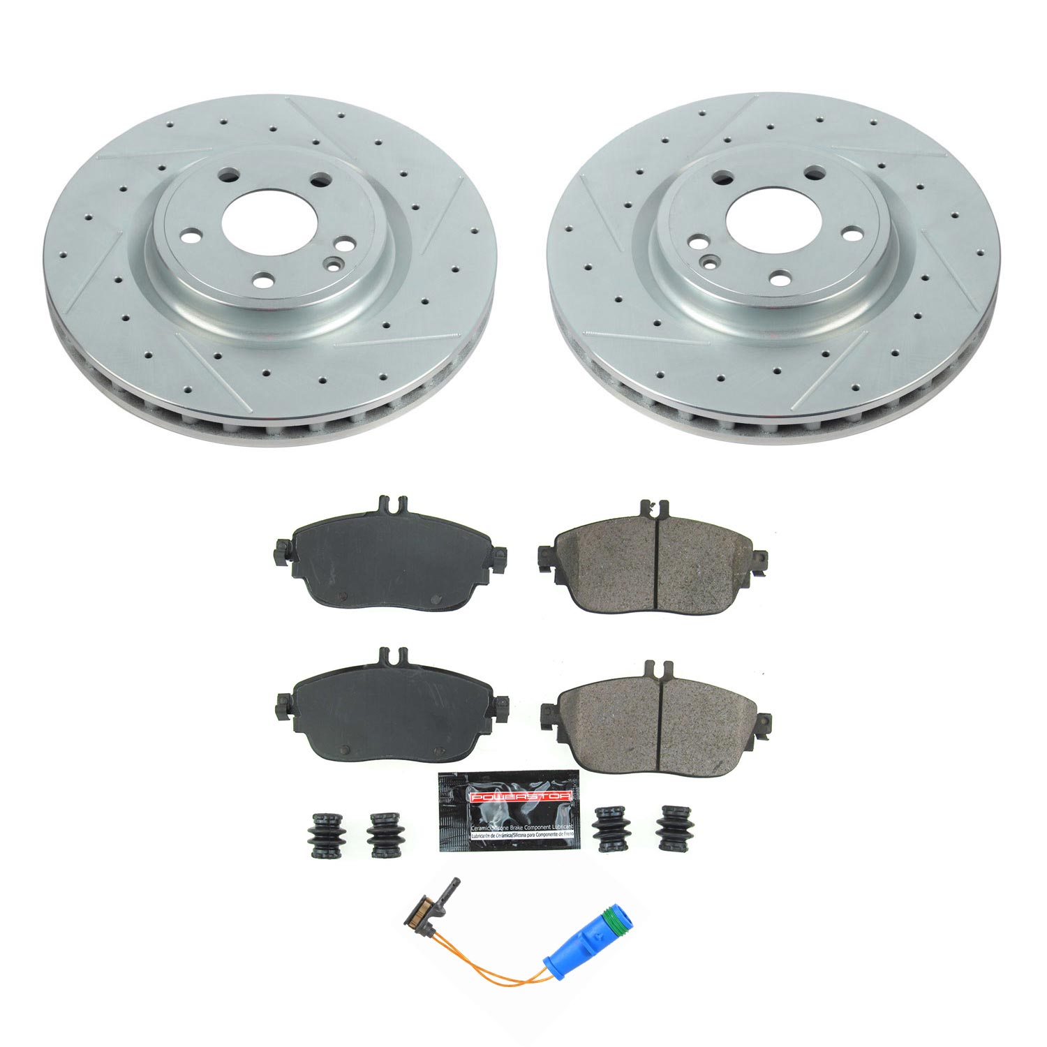 Z23 Daily Driver Carbon-Fiber Ceramic Brake Pad and Drilled & Slotted Rotor Kit