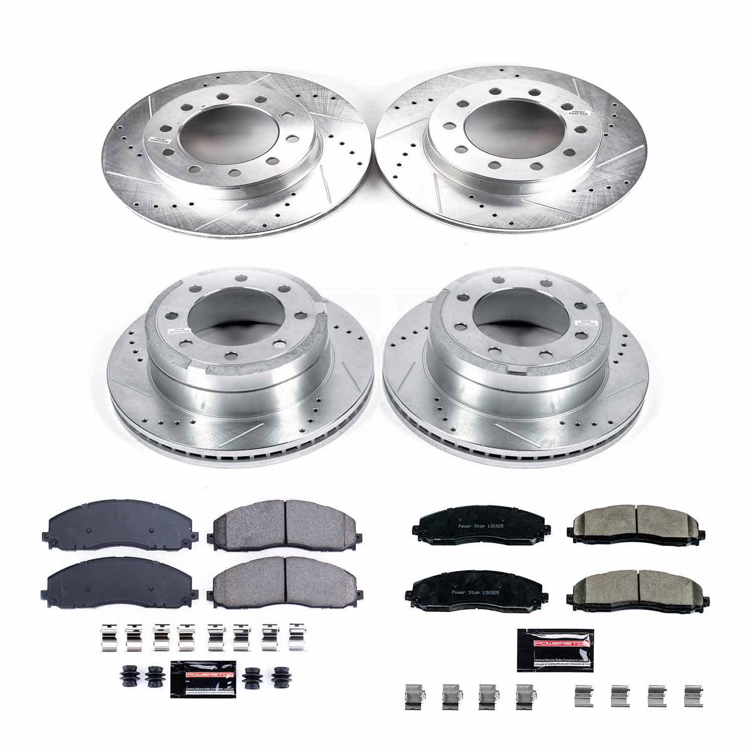 Z23 Daily Driver Carbon-Fiber Ceramic Brake Pad and Drilled & Slotted Rotor Kit