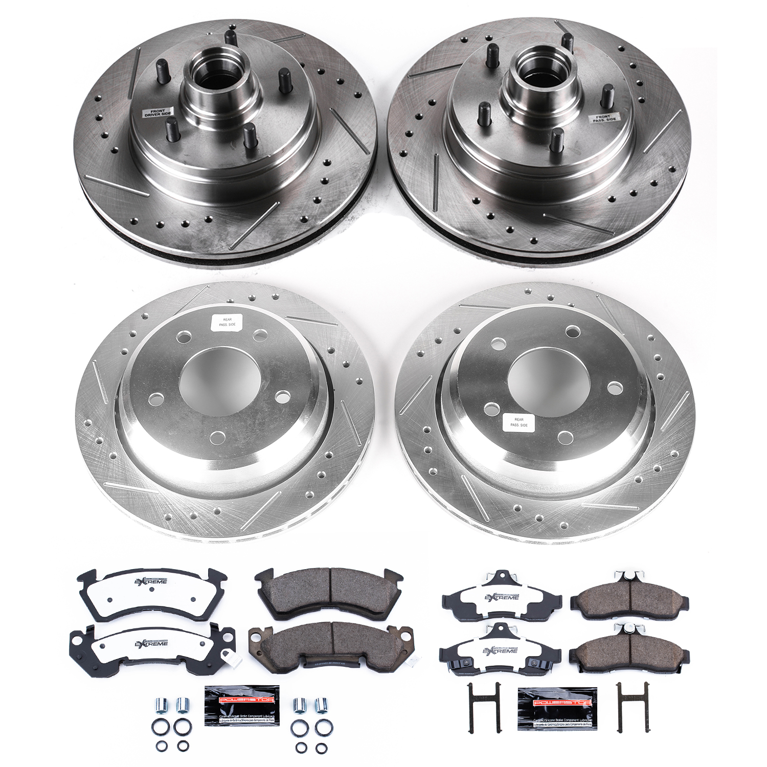 Z23 Daily Driver Carbon-Fiber Ceramic Brake Pad and Drilled & Slotted Rotor Kit