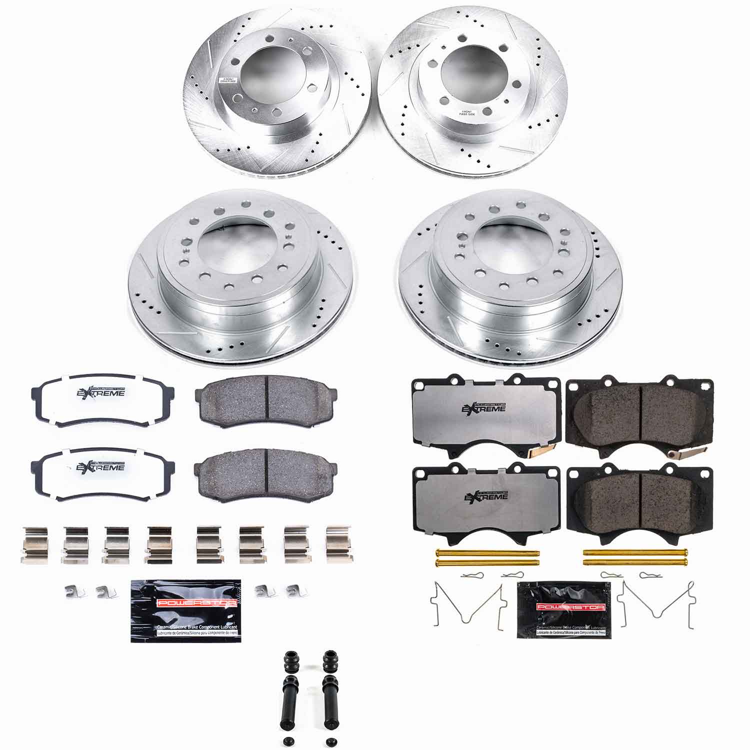 Z36 Truck and SUV Carbon-Fiber Ceramic Brake Pad and Drilled & Slotted Rotor Kit