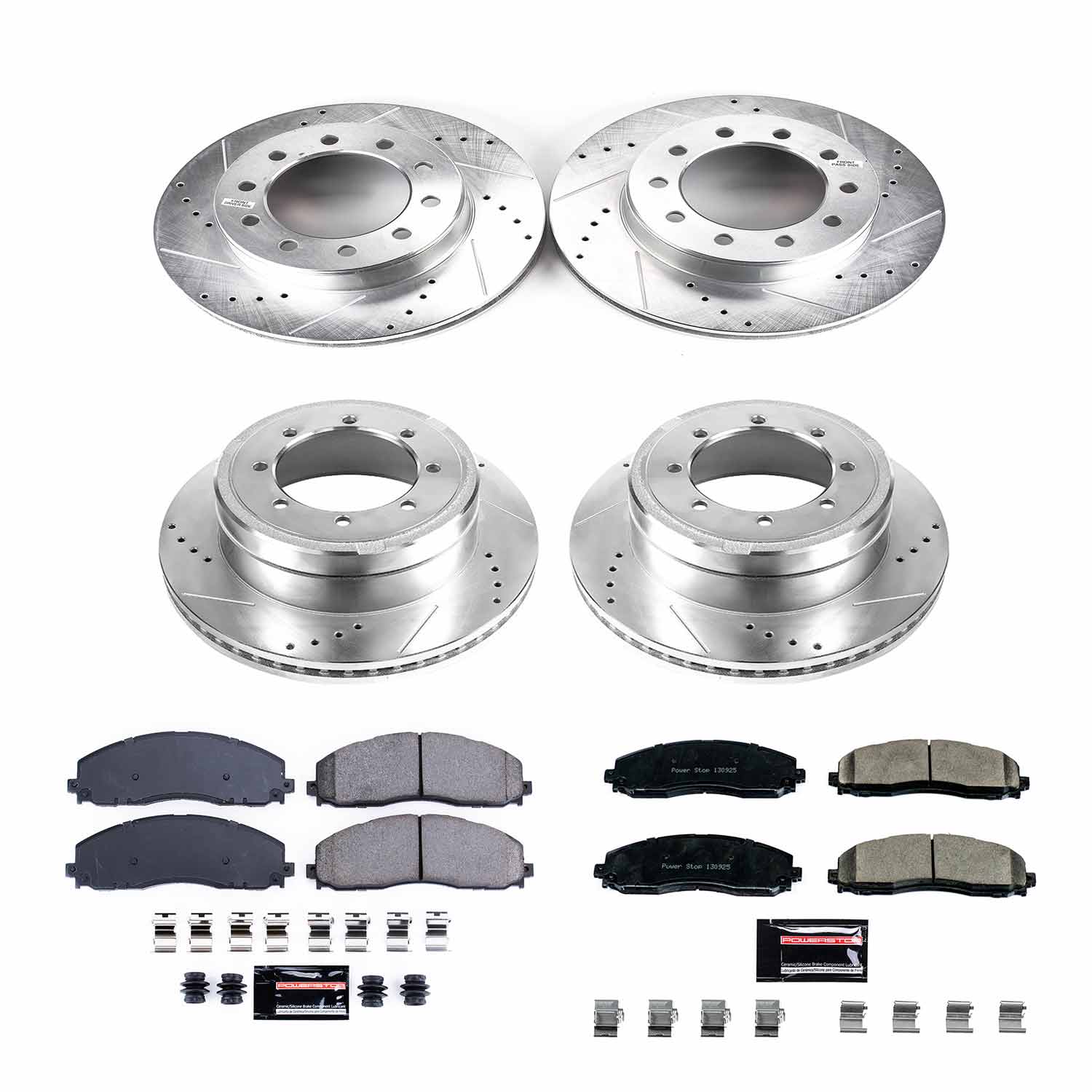 Z23 Daily Driver Carbon-Fiber Ceramic Brake Pad and Drilled & Slotted Rotor Kit