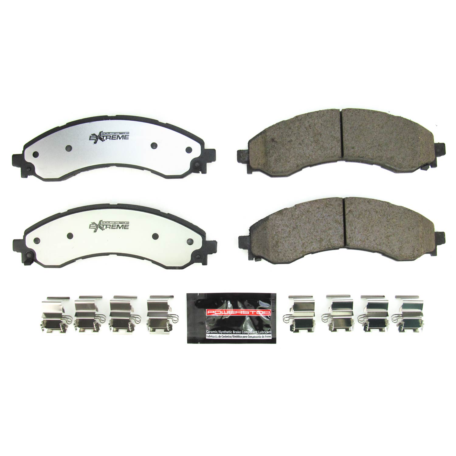 Z36 Truck and SUV Carbon-Fiber Ceramic Brake Pads with Hardware Kit