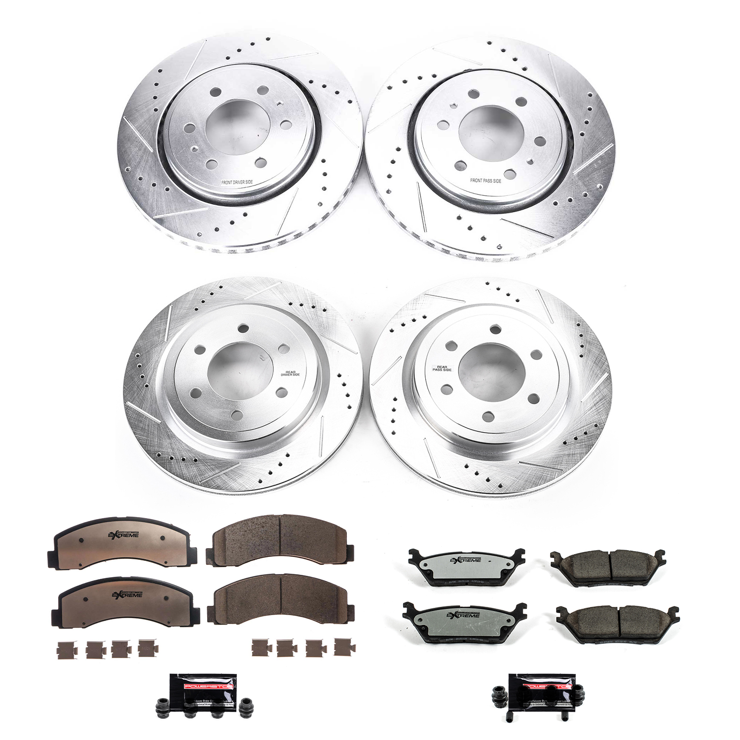 Z36 Truck and SUV Carbon-Fiber Ceramic Brake Pad and Drilled & Slotted Rotor Kit