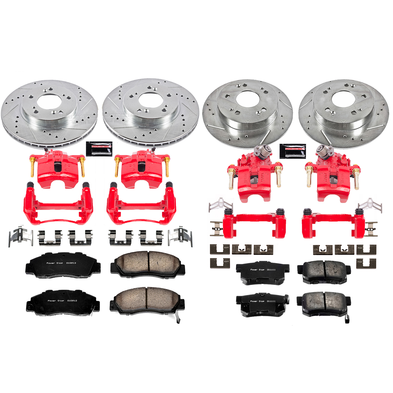 Z23 Daily Driver Carbon-Fiber Ceramic Pads Drilled & Slotted Rotor & Caliper Kit
