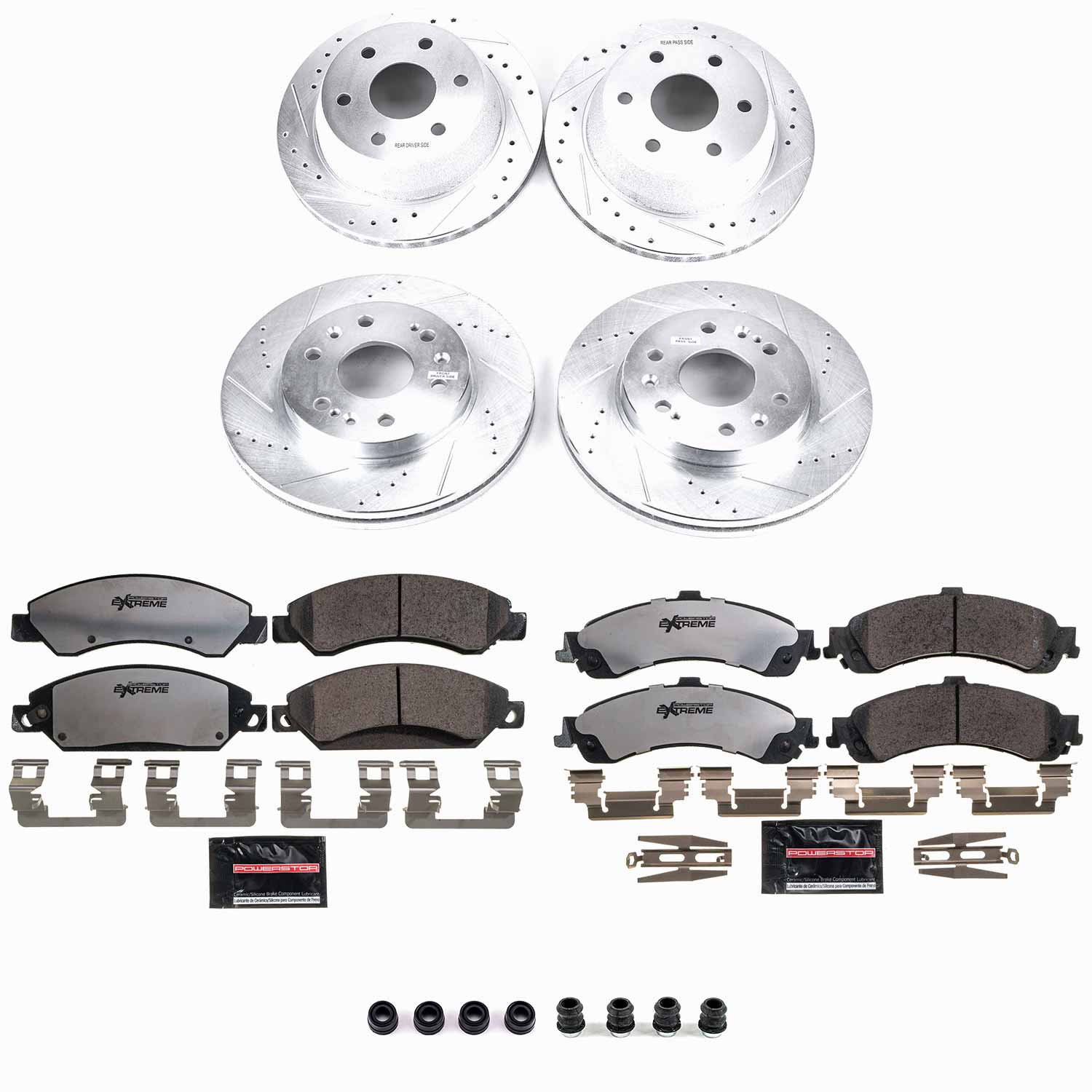Z36 Truck and SUV Carbon-Fiber Ceramic Brake Pad and Drilled & Slotted Rotor Kit