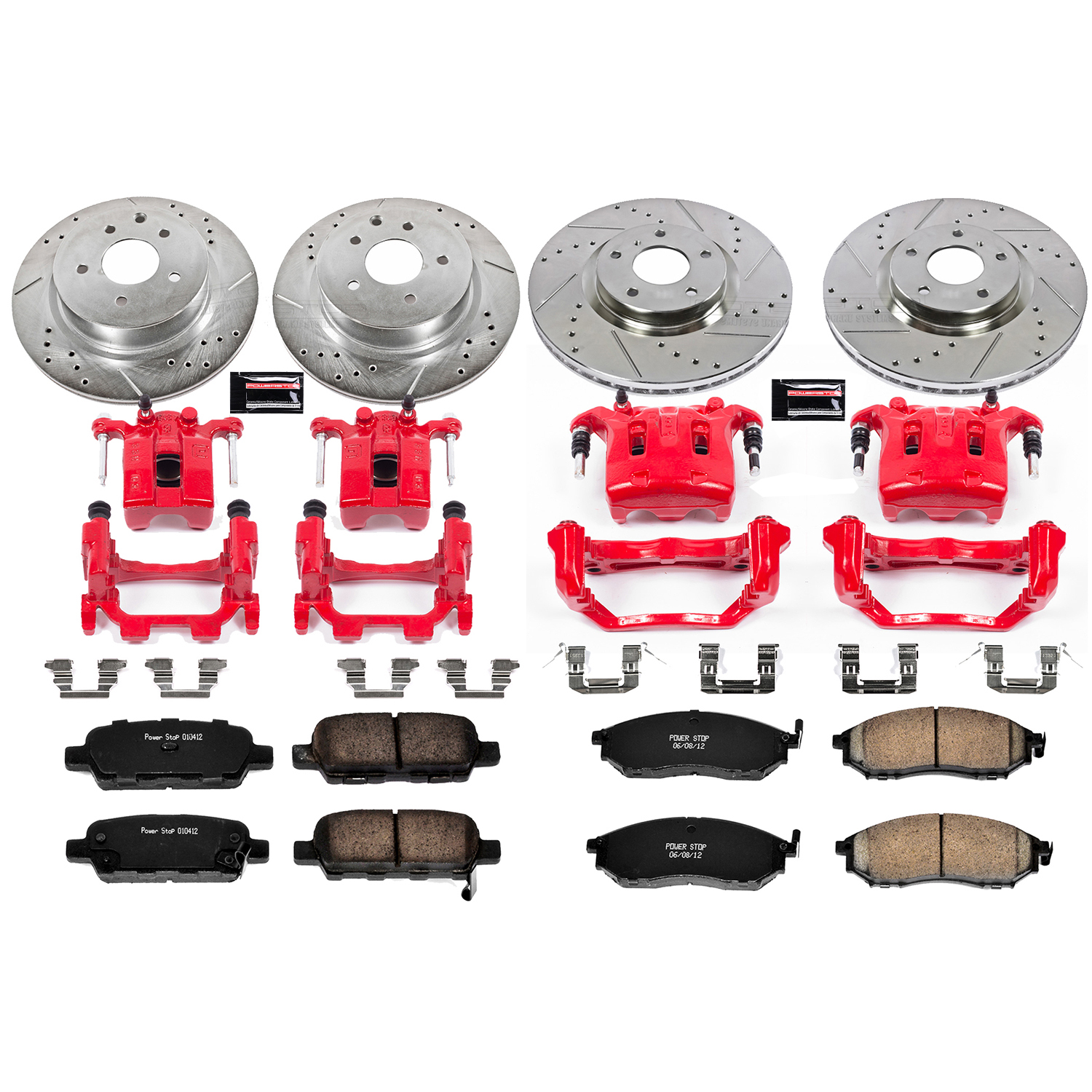 Z23 Daily Driver Carbon-Fiber Ceramic Pads Drilled & Slotted Rotor & Caliper Kit