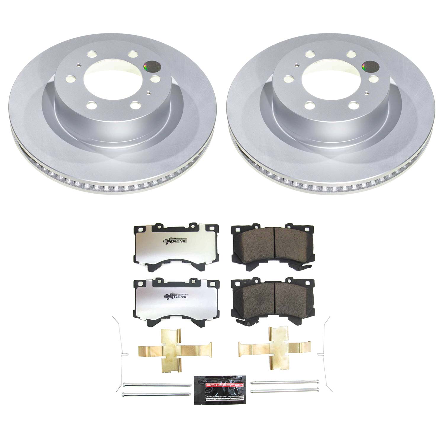 Z36 Truck & Tow Carbon-Fiber Ceramic Brake Pad and Coated Rotor Kit