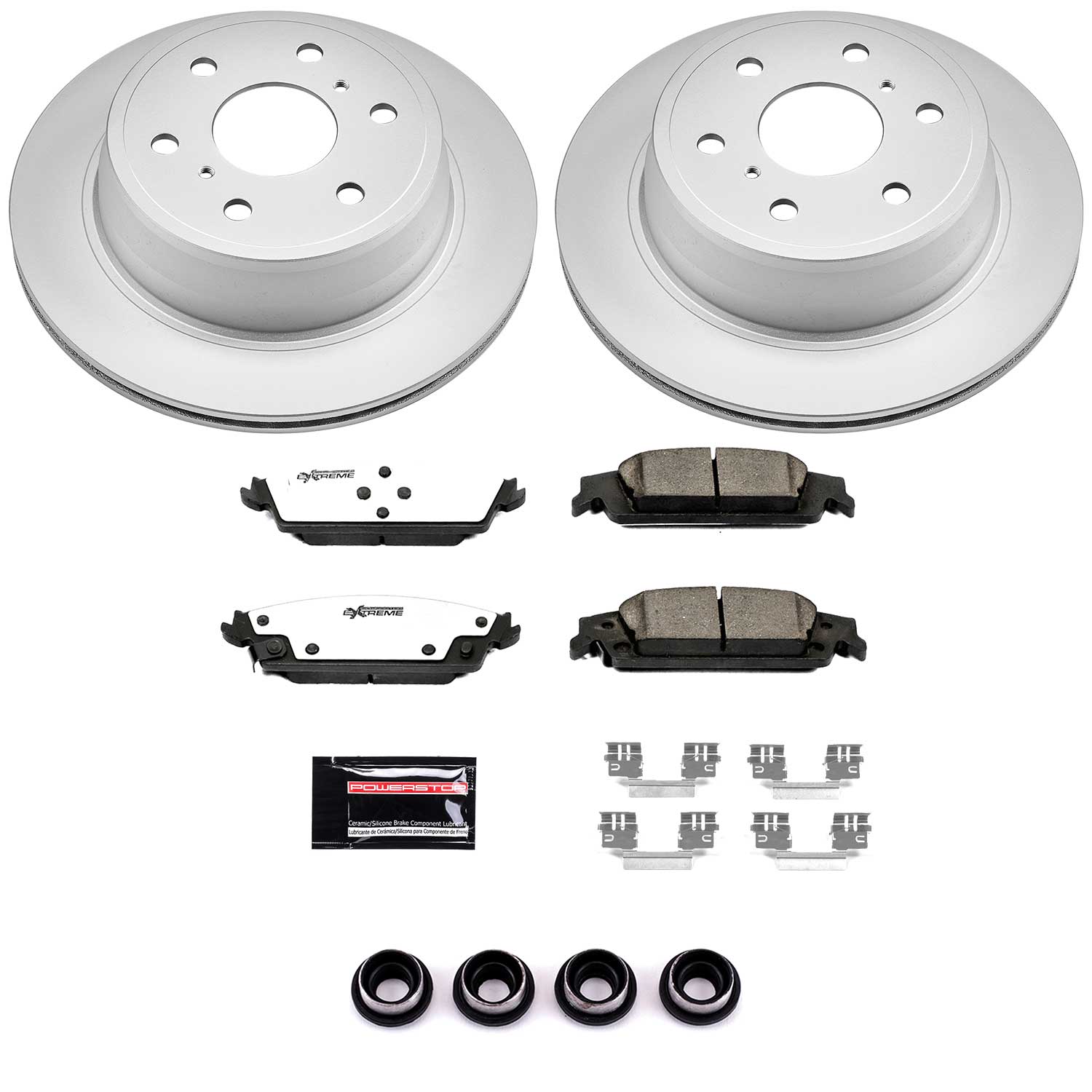 Z36 Truck & Tow Carbon-Fiber Ceramic Brake Pad and Coated Rotor Kit