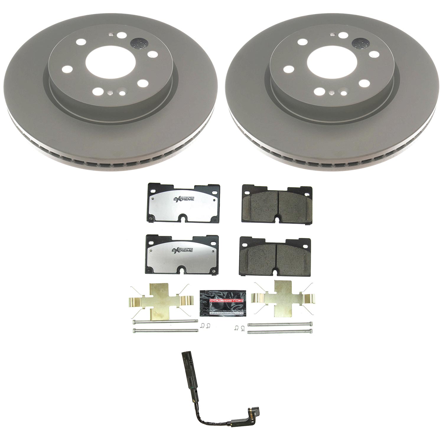 Z36 Truck & Tow Carbon-Fiber Ceramic Brake Pad and Coated Rotor Kit