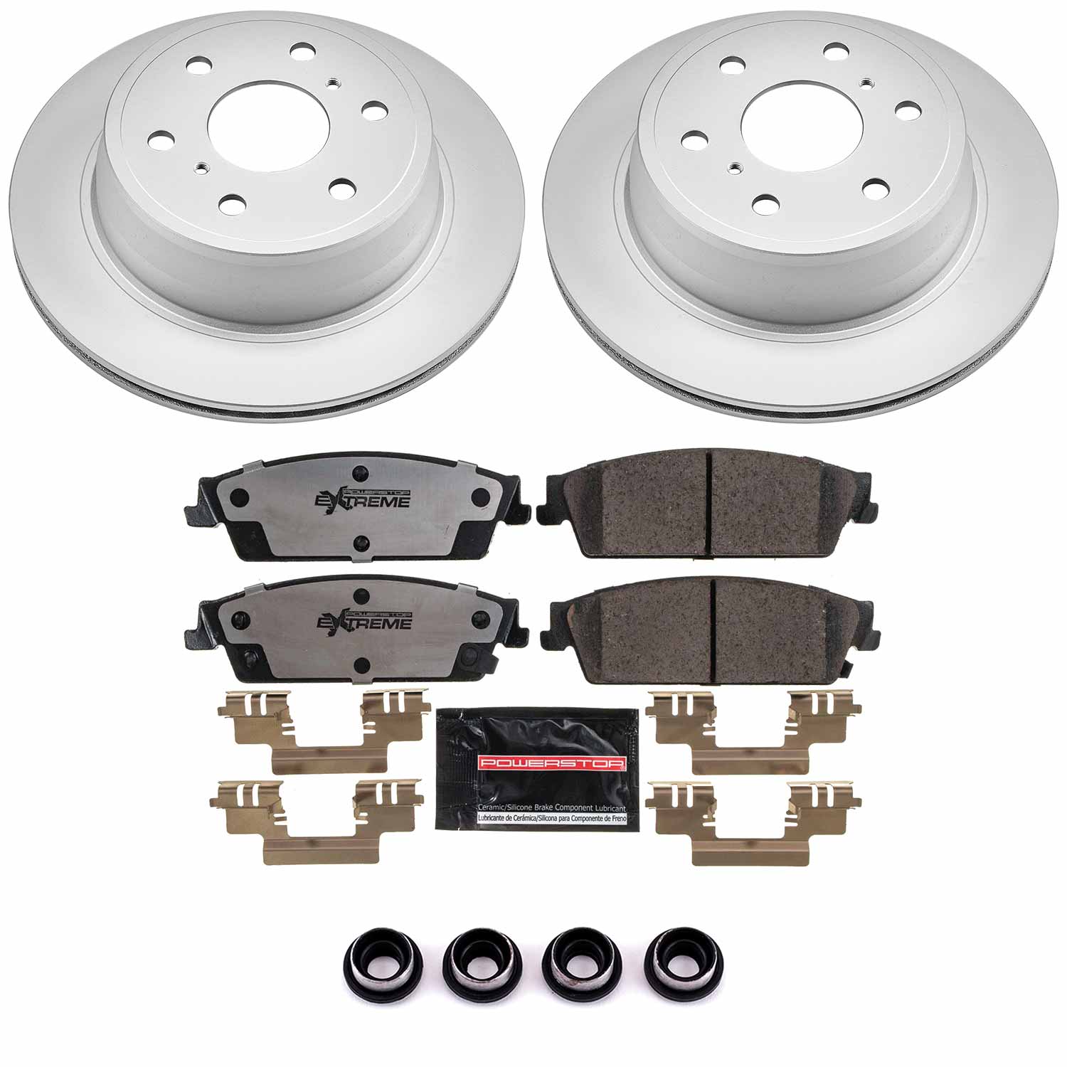 Z36 Truck & Tow Carbon-Fiber Ceramic Brake Pad and Coated Rotor Kit