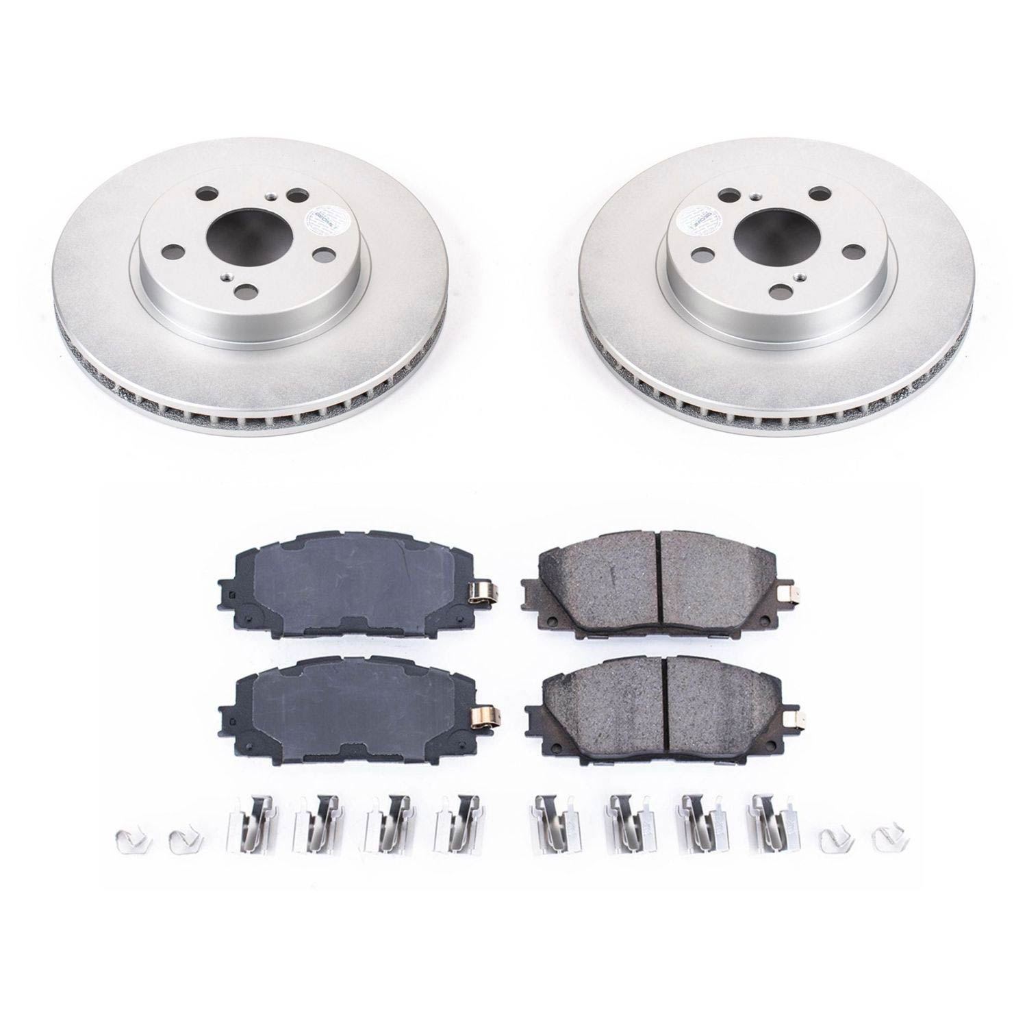 Evolution Coated Rotor And Low-Dust Ceramic Brake Pad Kit