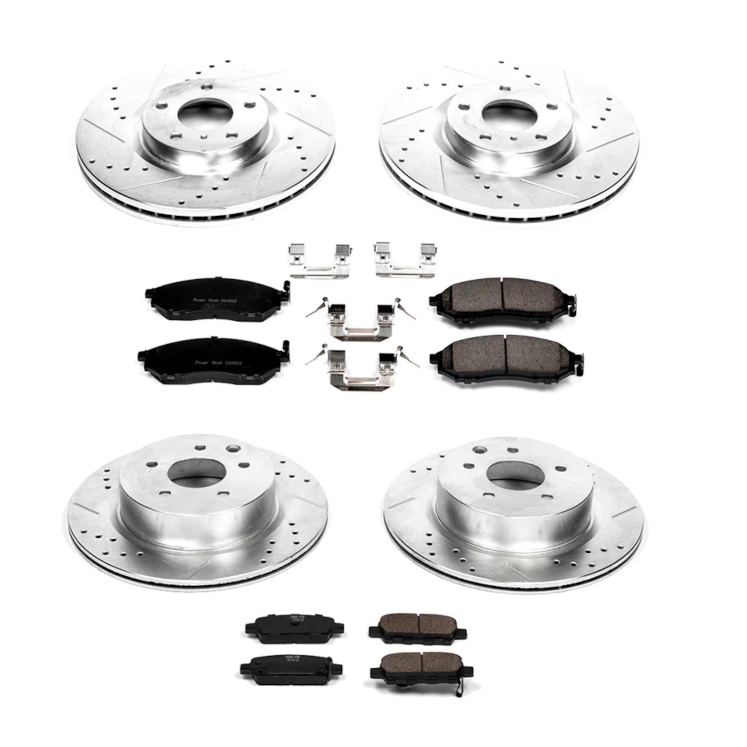 Z23 Daily Driver Carbon-Fiber Ceramic Brake Pad and Drilled & Slotted Rotor Kit
