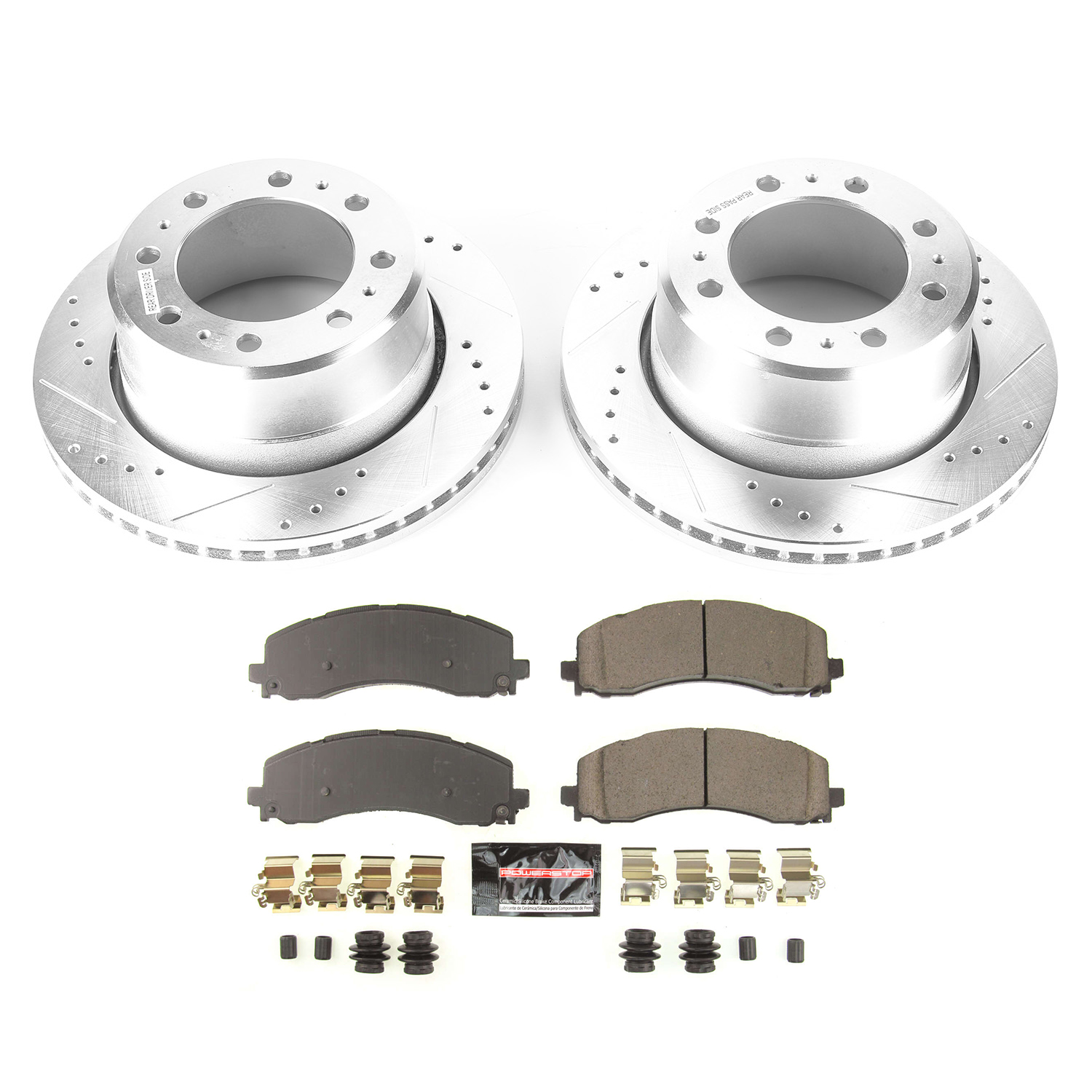Z23 Daily Driver Carbon-Fiber Ceramic Brake Pad and Drilled & Slotted Rotor Kit