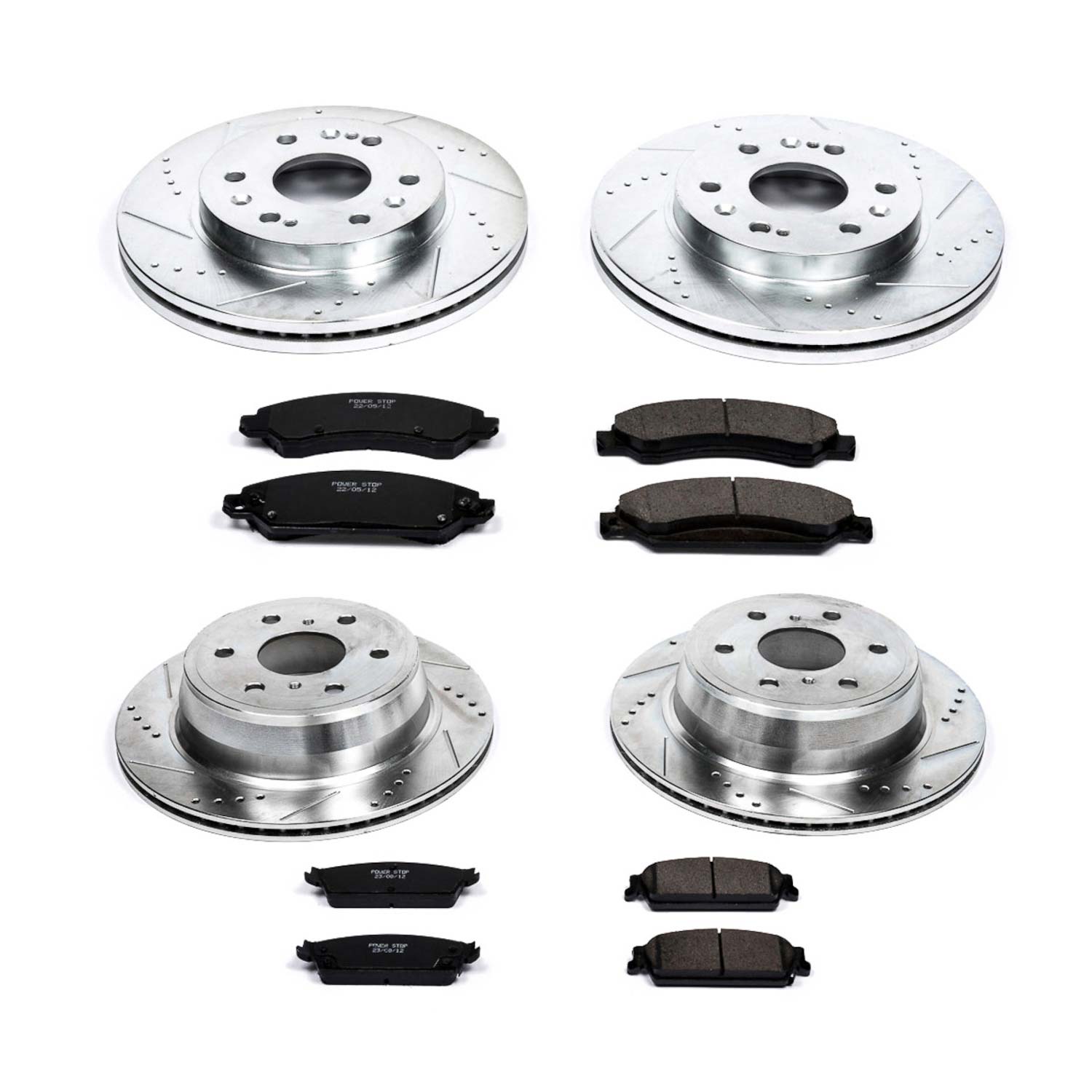 Z23 Daily Driver Carbon-Fiber Ceramic Brake Pad and Drilled & Slotted Rotor Kit