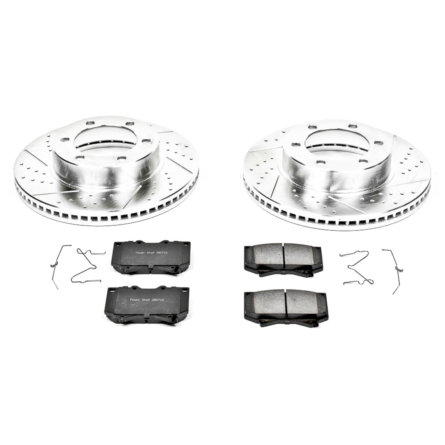 Z23 Daily Driver Carbon-Fiber Ceramic Brake Pad and Drilled & Slotted Rotor Kit