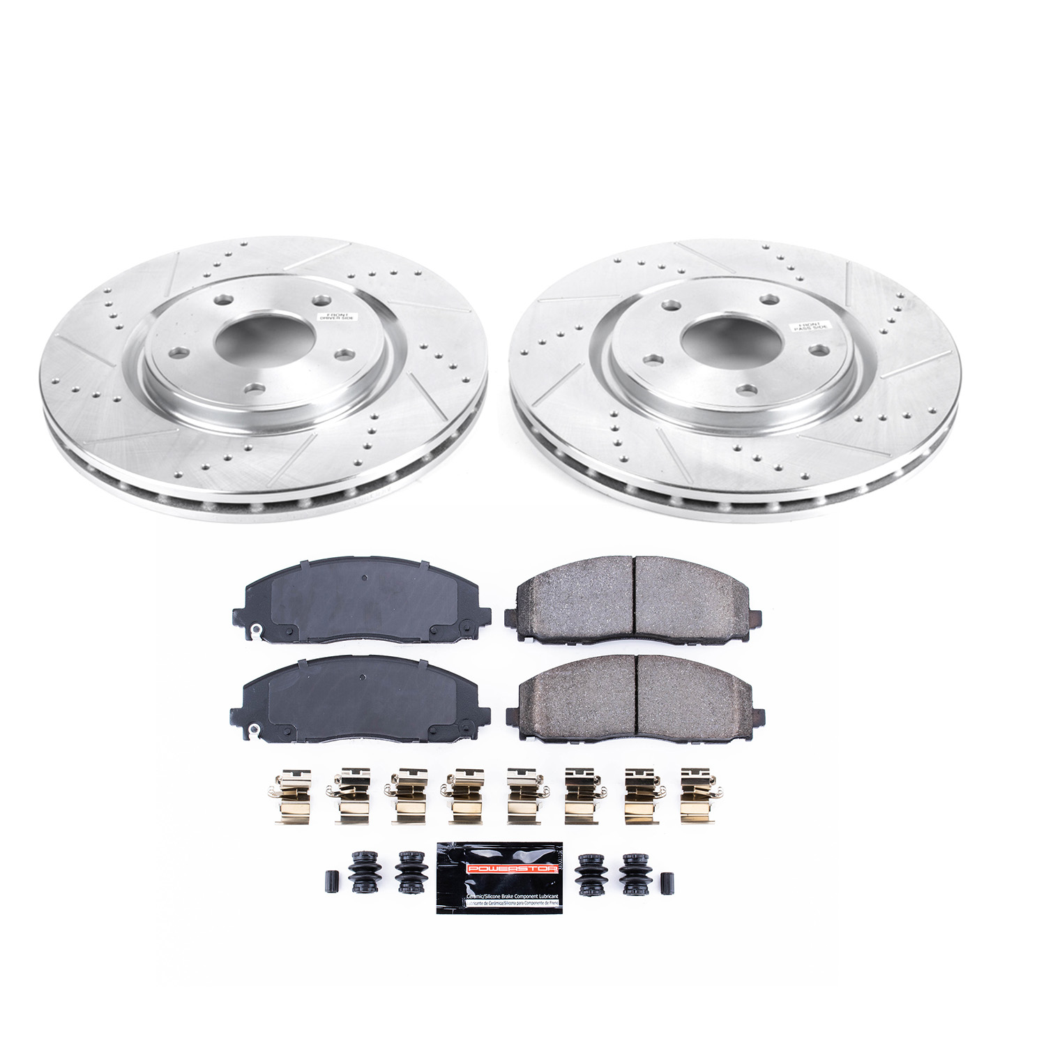 Z23 Daily Driver Carbon-Fiber Ceramic Brake Pad and Drilled & Slotted Rotor Kit