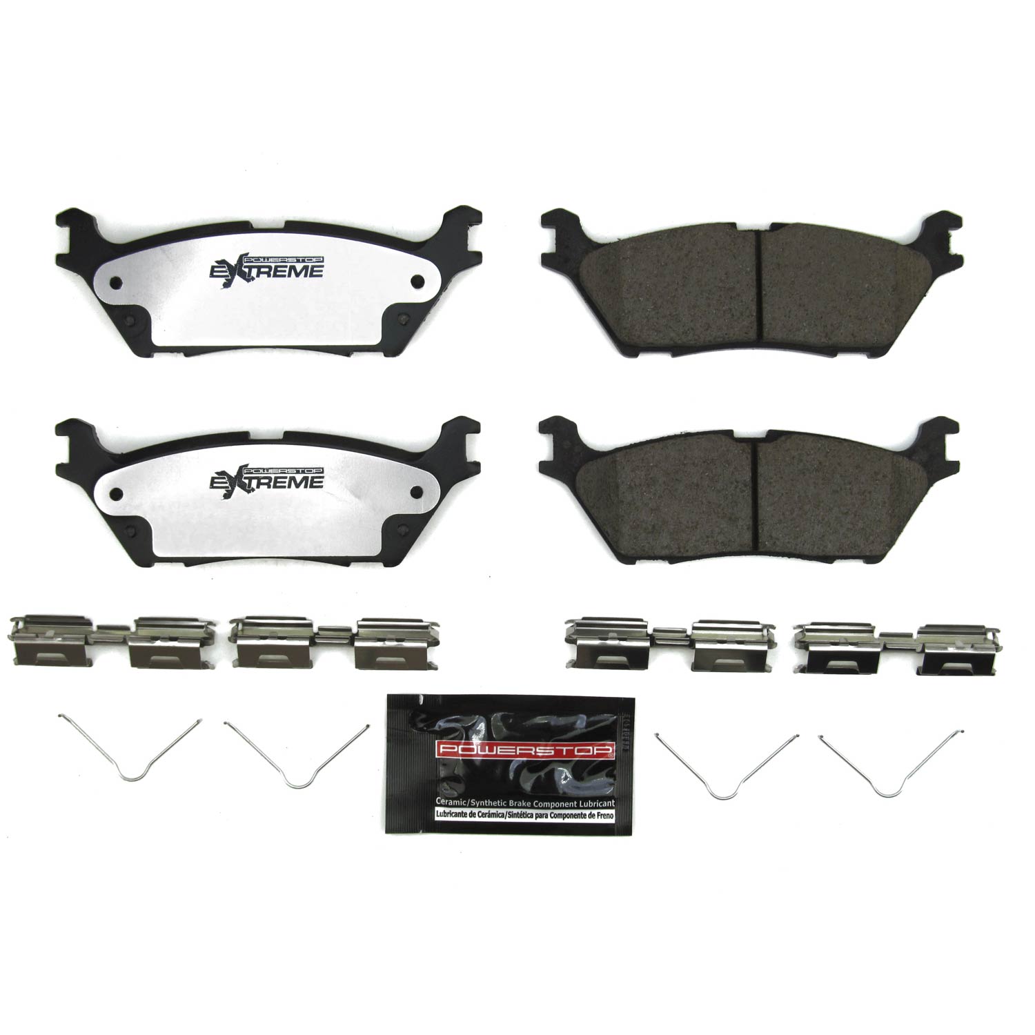 Z36 Truck and SUV Carbon-Fiber Ceramic Brake Pads with Hardware Kit