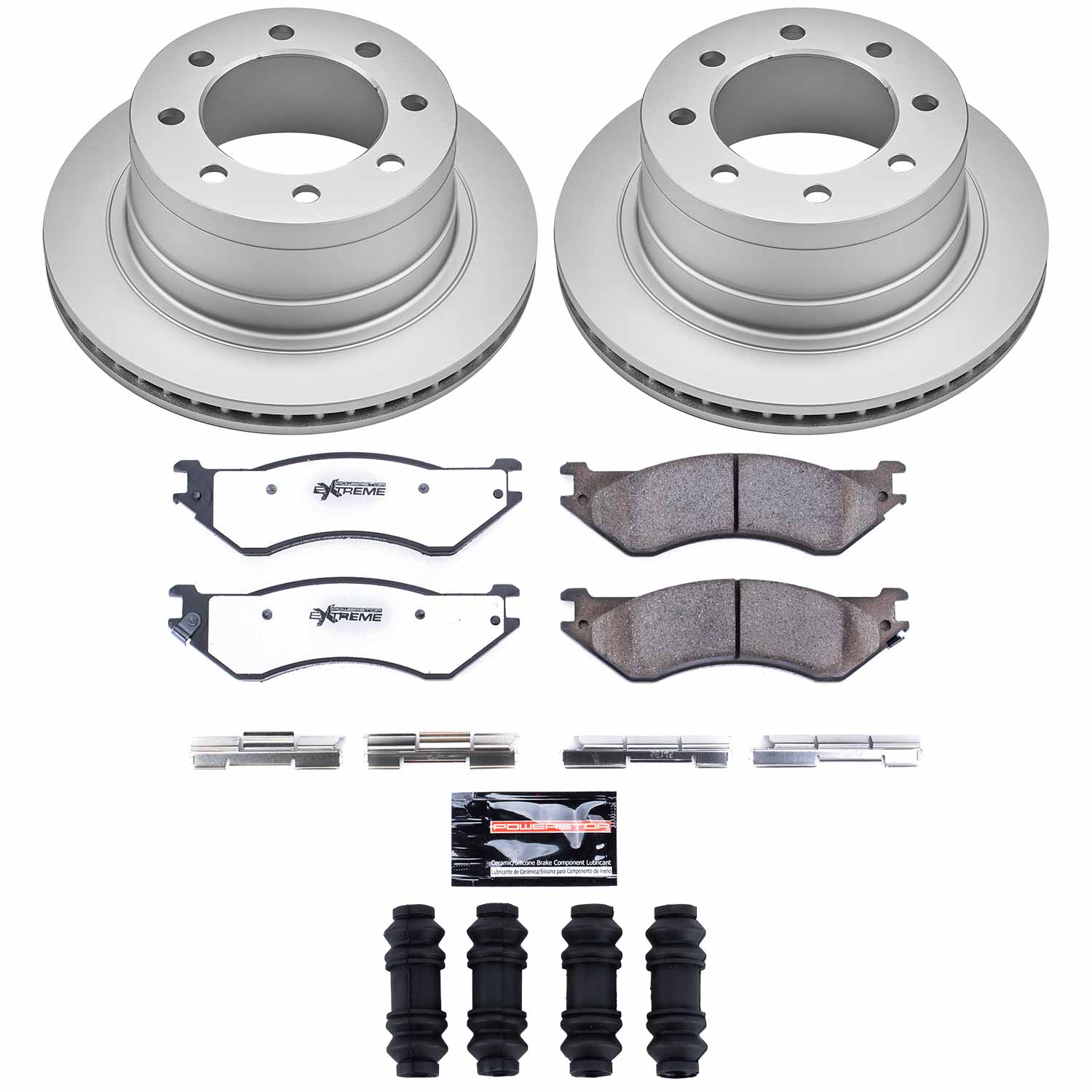 Z36 Truck & Tow Carbon-Fiber Ceramic Brake Pad and Coated Rotor Kit