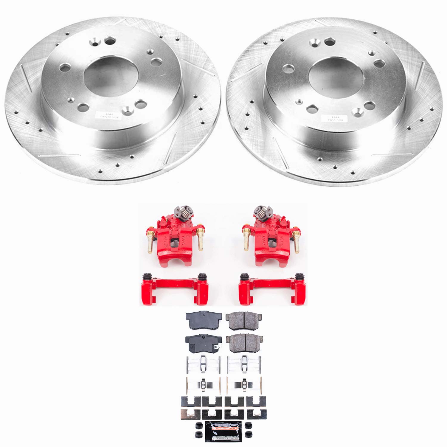Z23 Daily Driver Carbon-Fiber Ceramic Pads Drilled & Slotted Rotor & Caliper Kit