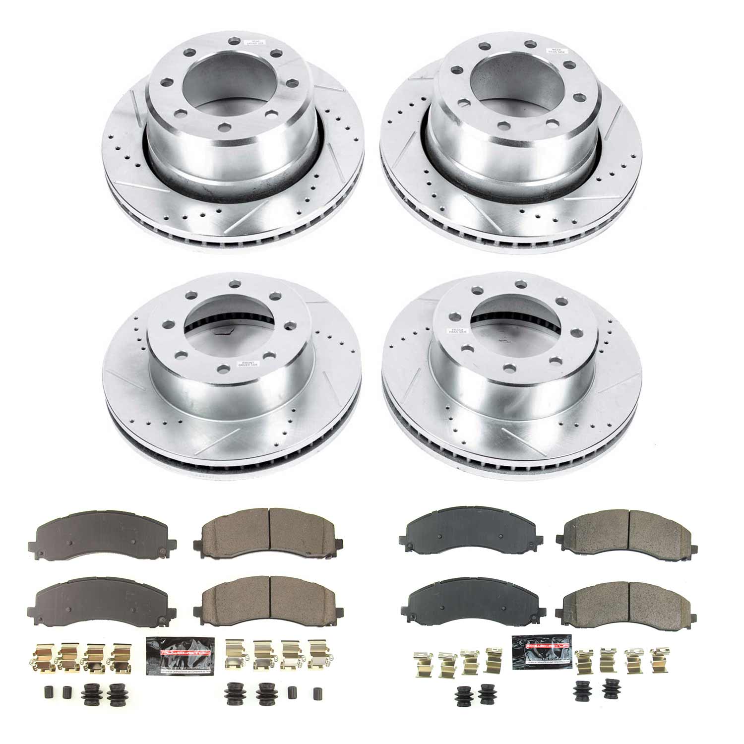 Z23 Daily Driver Carbon-Fiber Ceramic Brake Pad and Drilled & Slotted Rotor Kit
