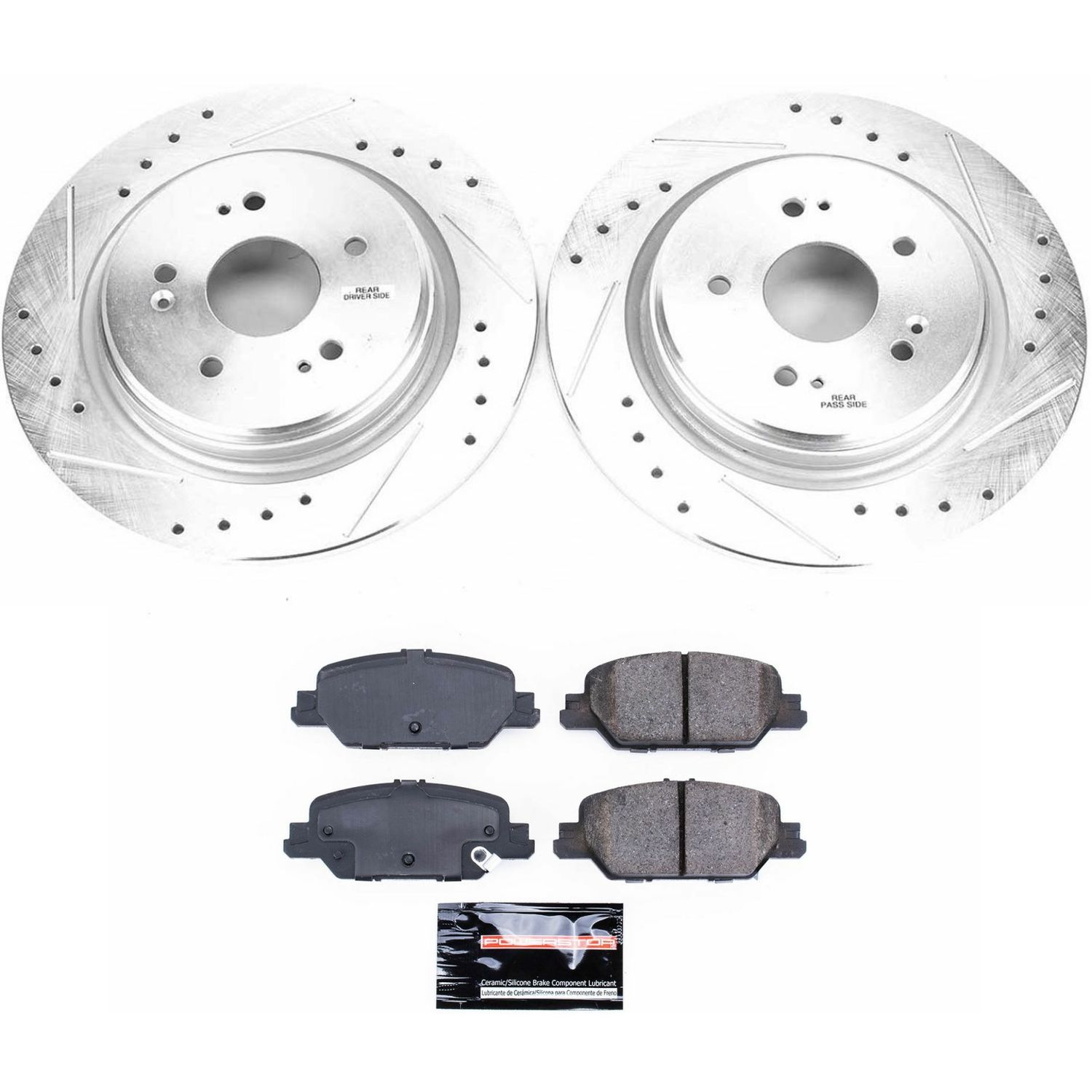 Z23 Daily Driver Carbon-Fiber Ceramic Brake Pad and Drilled & Slotted Rotor Kit