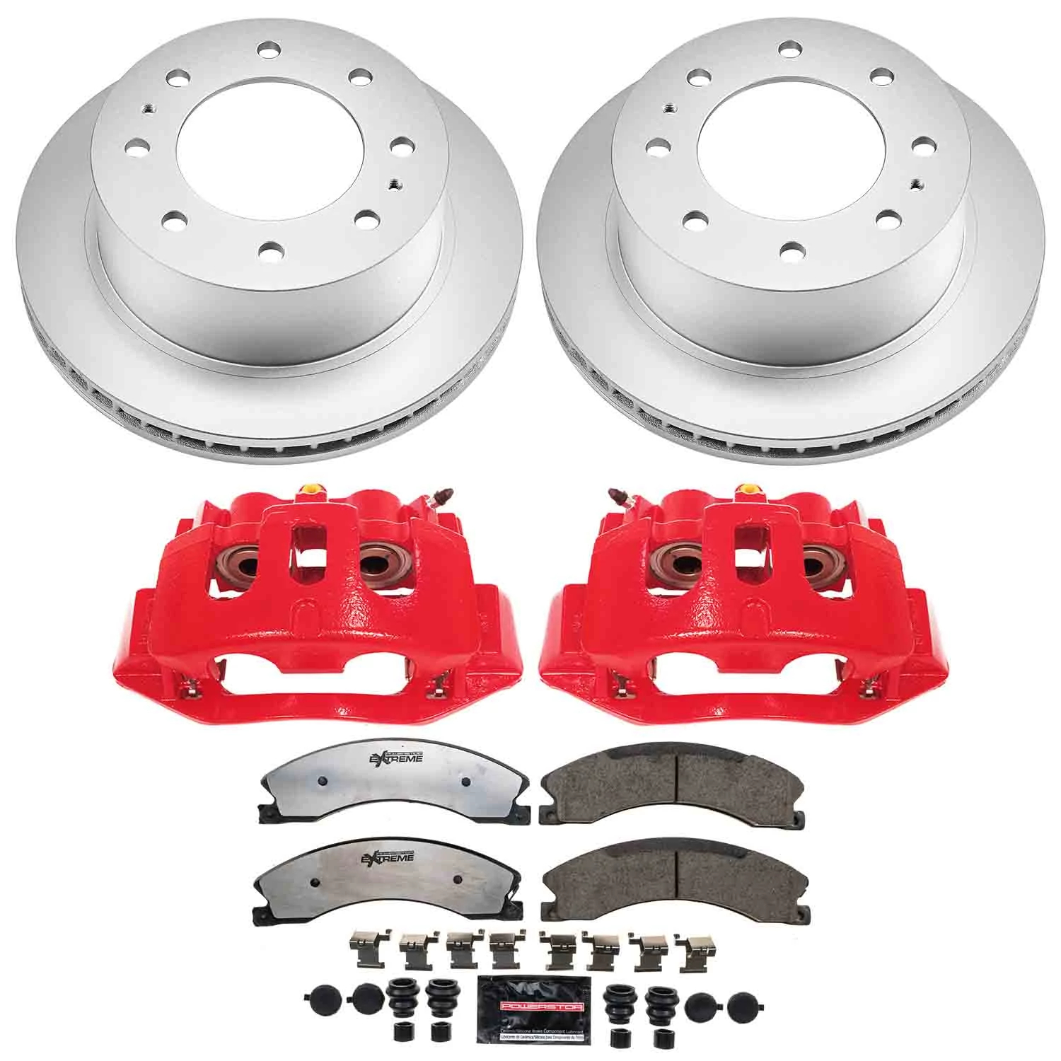 Z36 Truck and Tow Carbon-Fiber Ceramic Pad, Coated Rotor, and PC Caliper Kit