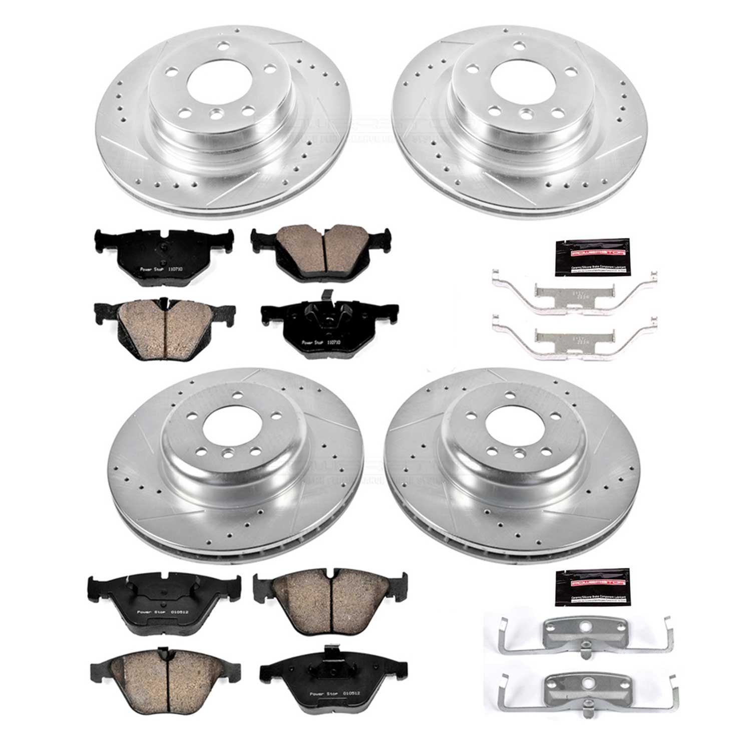 Z23 Daily Driver Carbon-Fiber Ceramic Brake Pad and Drilled & Slotted Rotor Kit