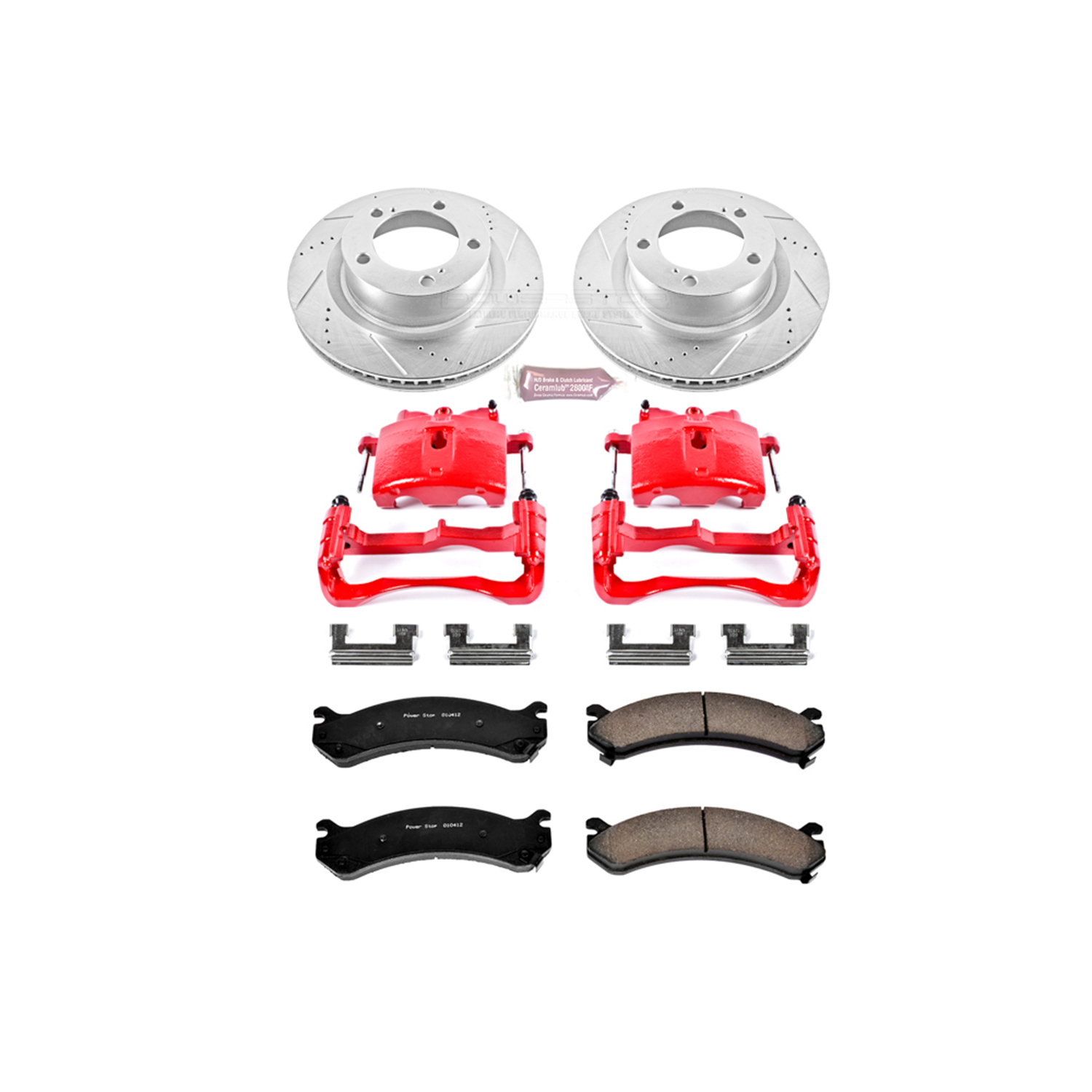 Z23 Daily Driver Carbon-Fiber Ceramic Pads Drilled & Slotted Rotor & Caliper Kit