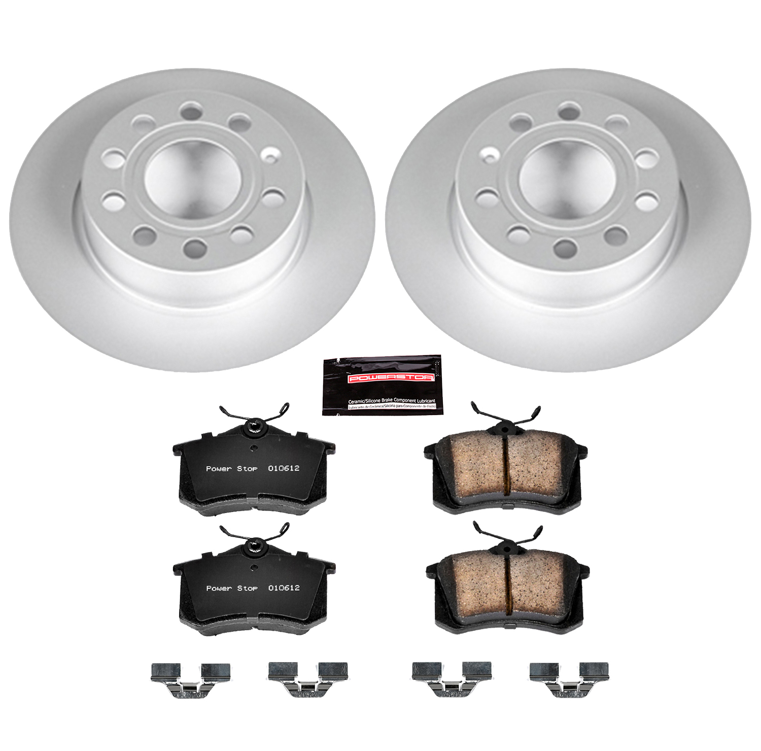 Evolution Coated Rotor And Carbon-Fiber Ceramic Brake Pad Kit