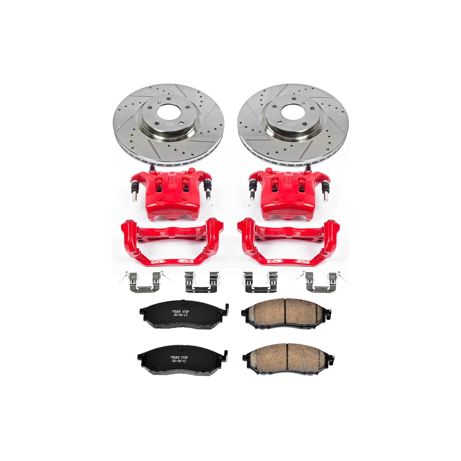 Z23 Daily Driver Carbon-Fiber Ceramic Pads Drilled & Slotted Rotor & Caliper Kit
