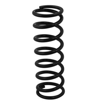 Spring, Cr-Si High Travel 2-1/2" Id, 10" X 200 Lbs/In. Black Pwdr Coat