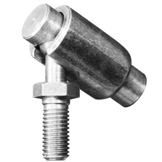 Ball Joint (Bjd) Quick Disconnect Type 3/8-24 Unf Lh, Carbon Steel