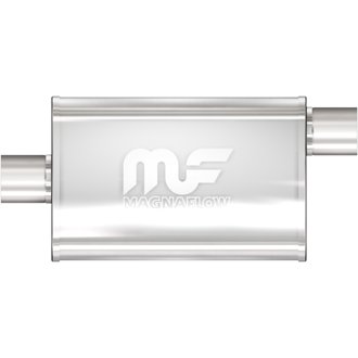 2.5 in/2.5 in Offset/Center; 4 in x 11 in x 9 in Body Muffler