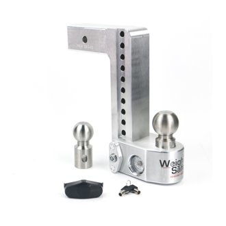 Adjustable Drop Hitch - 10" Drop for 2.5" Shank