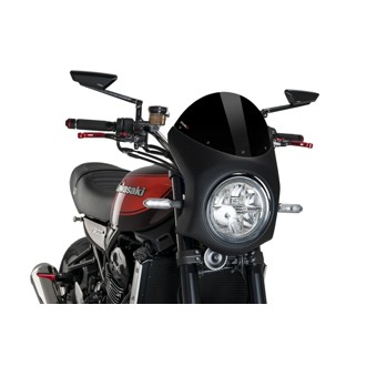 Retro Semi Fairing Black