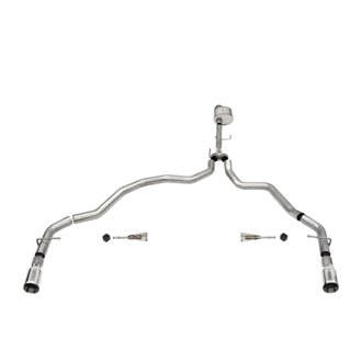 Corsa 2021-2025 Ford F-150 Regular Cab/6.5in Bed 5.0L V8 Xtreme Cat-Back Dual Rear Exit-Polished