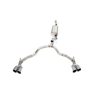 Corsa 21-25 Chevrolet Tahoe/GMC Yukon 4DR 6.2L 4WD Dual Rear 3/2.75in Sport Cat-Back DW 4inPol Tips