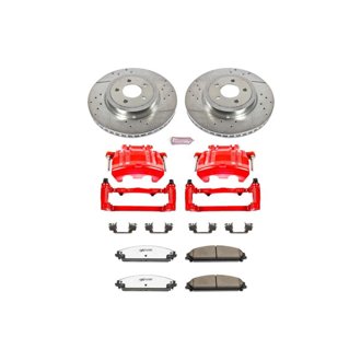 Z26 Street Performance Ceramic Brake Pad, Drilled Slotted Rotor, and Caliper Kit