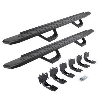 RB30 Running Boards with Mounting Brackets, 2 Pairs Drop Steps Kit