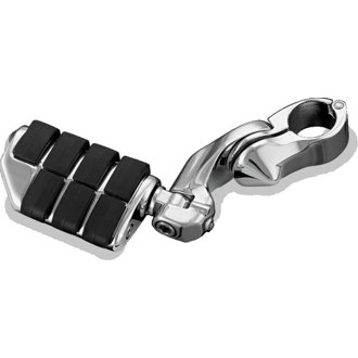 Tour-Tech Cruise 4in Mount Arm With Dually ISO Pegs 1-1/4in Clamp Chrome