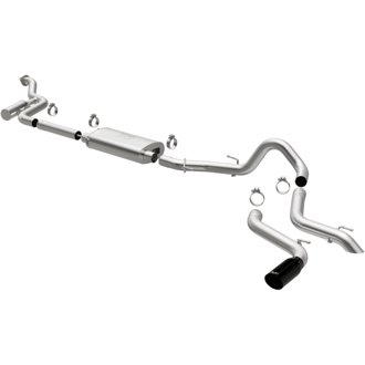 Overland Series Black Chrome Cat-Back System