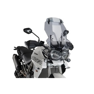 Touring Windshield With Visor Smoke