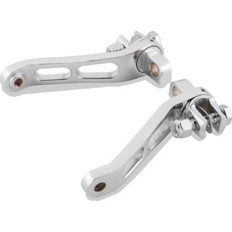 Bikers Choice Adjustable Forward Control Heel Rest Kit 89-Up FXST 93-02 FXDWG Replaces H-D 50227-01