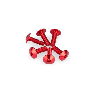Screw Kit Anodized For Screens Red