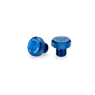 Mirror Hole Screw Plug Blue