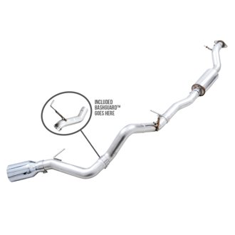 AWE 0FG Catback Exhaust for Ford Bronco with BashGuard™ - Single 5" Tip