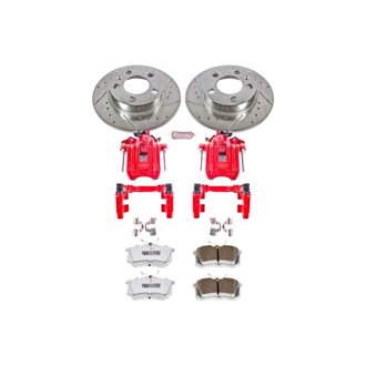 Z26 Street Performance Ceramic Brake Pad, Drilled Slotted Rotor, and Caliper Kit