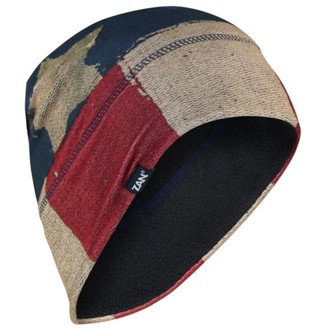 Zan Helmet LINER/BEANIE Sportflex UPF50+ Fleece Lined Patriot