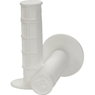 Race Cut 1/2 Waffle Grips - White