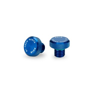 Mirror Hole Screw Plug Blue